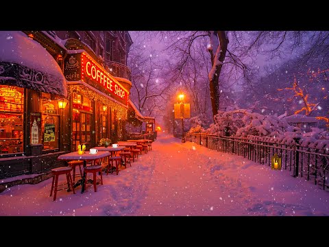 Relaxing Jazz Winter Ambience ☕ Delicate and Soothing Piano Jazz for a Good Mood ~ Jazz Coffee