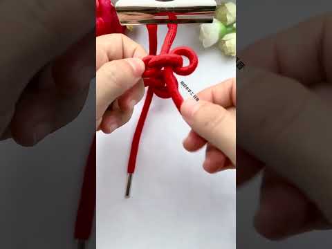 Tips for tying the rope of a sweatshirt, sharing rope-braiding skills, fancy knotting, tying the