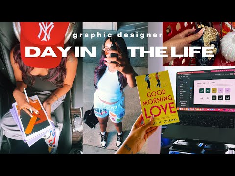 a day in the life of a freelance graphic designer 🧠