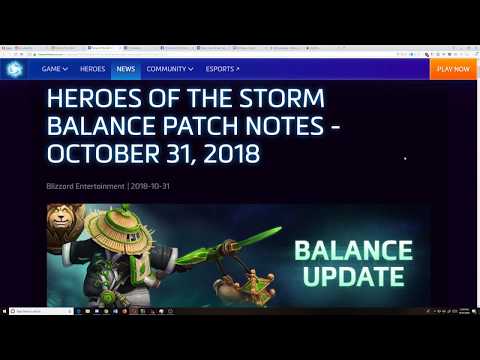 October 31st Balance Patch (Mal'ganis/tyrande/global nerfs, some Lucio buffs)