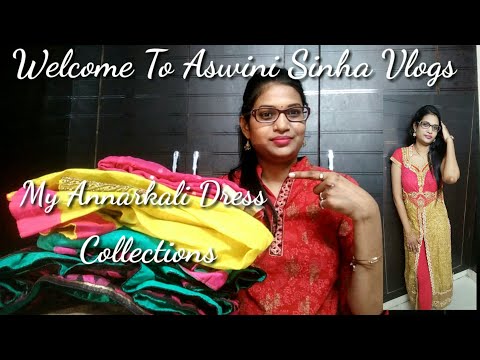 My Annarkali Dress Collection//Party Wear Collection//Designer Dresses //Fashion & Trends..