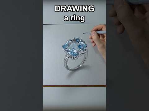 Amazing ring on paper #art #shorts