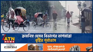 কমবে যেসব বিভাগের তাপমাত্রা, বৃষ্টির পূর্বাভাস | Weather Update | Rain forecast | ATN News