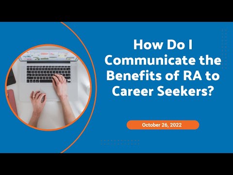 How Do I Communicate the Benefits of Registered Apprenticeship to Career Seekers?