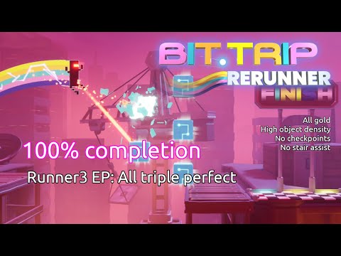 (100% completion) BIT.TRIP RERUNNER: Runner3 EP perfection!!! | Choice Provisions | Windows | 2023