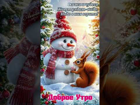 Доброе утро 💖Пусть день будет радостным 💖❄️💖