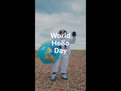 It starts at hello. Happy #worldhelloday