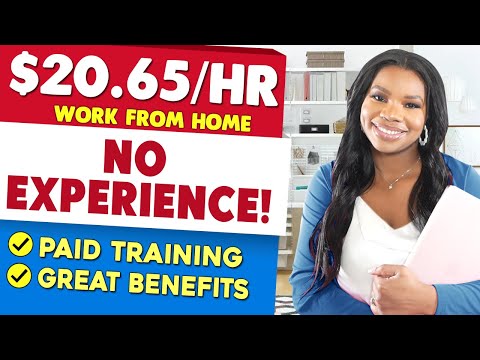 Work from Home & Make $20.65/Hour - No Experience Needed!