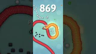 SNAKE IO Surviving the Impossible Boss Snake.#snakegame #snakeiovideo #redskin#iosgames