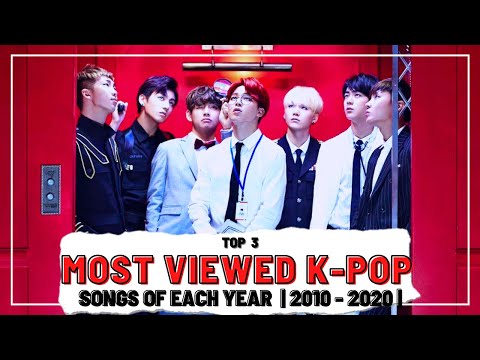 Top 3 MOST VIEWED K-POP Songs Of Each Year (2010 - 2020)