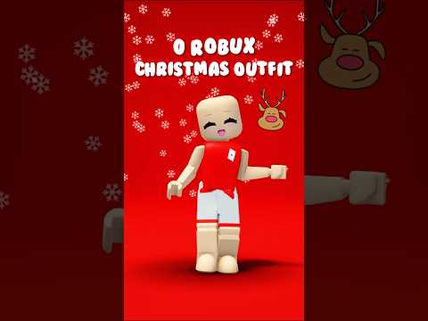 0 ROBUX CHRISTMAS OUTFIT❤️ #roblox #lanah #lanahyt