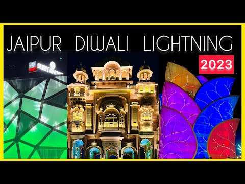 Jaipur Diwali Lightning | जयपुर की सजावट | Diwali Decoration 2023