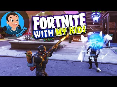 My kids are too good. We're playing Fortnite in Playground mode!