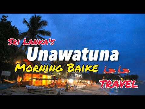 Unawatuna Sri LankaTravel & Accommodation Guide || Morning Bike 🚲 || #travel #unawatuna #srilanka