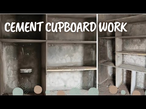 Cement Cupboard Work || Bedroom Cement Cupboard Work || Making cement Cupboard Work #Sadhwika neeli