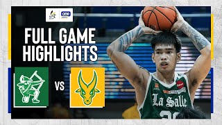 DLSU vs. FEU | FULL GAME HIGHLIGHTS | UAAP SEASON 87 MEN'S BASKETBALL ROUND 1 | SEPT. 25, 2024