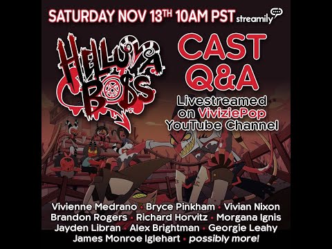 HELLUVA BOSS CAST LIVE Q&A AND LIVE AUTOGRAPH SIGNING!!