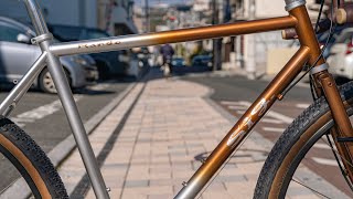 街乗りもツーリングも楽しむためのクロモリ自転車が完成しました。Sig.randoリミテッドモデルカスタム。