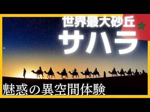 モロッコ 一生に一度は行ってみたい【サハラ】世界最大級の砂漠 The Sahara, Morocco🐪🐪🐪