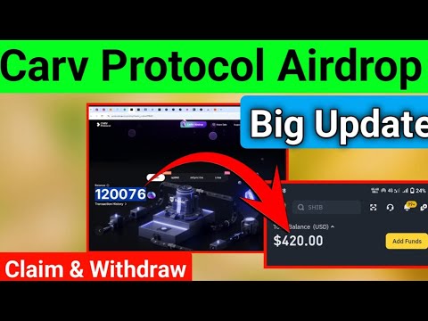 Carv Protocol Airdrop Claim & Withdraw Update || how to claim carv protocol airdrop || carv protocol