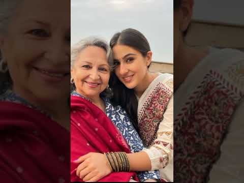 Sara Ali Khan with her grandmother Sharmila Tagore beautiful pictures #status