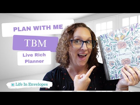 TBM Live Rich Planner / Weekly Plan with Me /  #fourthwing / Life in Envelopes Stickers Nov 323