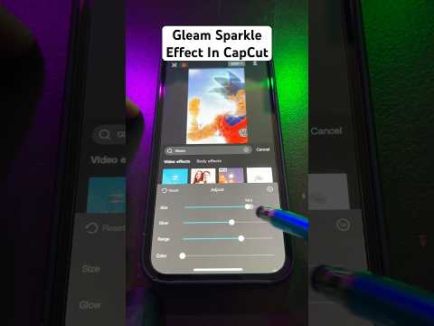 Gleam Sparkle Effect In CapCut Tutorial