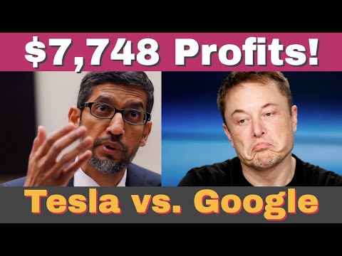 📉Tesla vs. Google stock earnings! Where to Put $1000, Stock Prediction and Analysis!