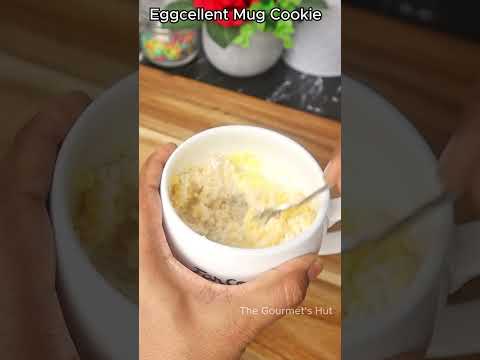 1 minute Mug Cookie Recipe 🥚🍪🥣✨