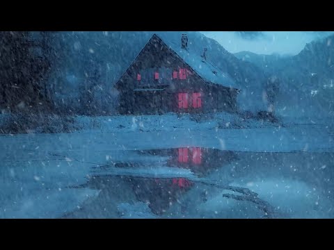 Winter Wind Sounds for Sleep, Relax | Spinning Blizzard |Nature Soundscape to Help You Reduce Stress