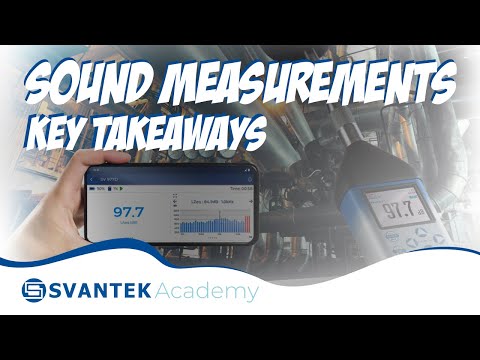 Sound Measurements | Key Takeaways | SVANTEK Academy | NEW