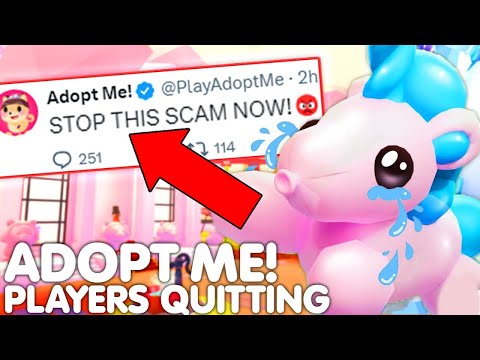 😡ADOPT ME PLAYERS QUITTING BECAUSE OF THIS NEW SCAM...🤦‍♂️🔥 (BEWARE!) ROBLOX