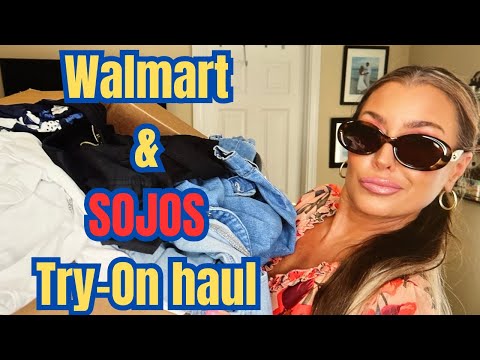 WALMART SPRING TRY ON HAUL | SOJOS SUNGLASSES AMAZON HAUL | HOTMESS MOMMA VLOGS