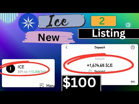 Ice Network 2 New Listings|Ice network coin price|Ice network distribution|Ice coin|Ice distribution