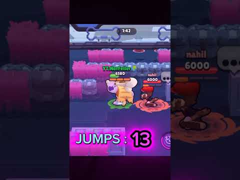 How many jumps to kill Frank? #brawlstars #gamingvideos #games #foryou #fyp #remix #gaming #brawl