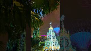 Garden by the bay Singapore #trending #travel #singaporelife  #youtubeshorts #singaporevlog