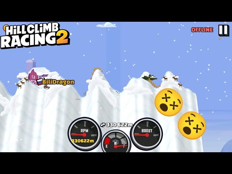 Winter 300000m!😱😵Hill Climb Racing 2