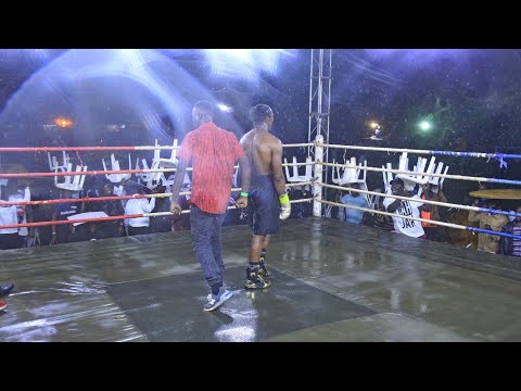 KASIM OUMA ENDURES A Nightmare On Return To Fight At Home,Heavy Downpour Stops Him To Take On OKWIRI