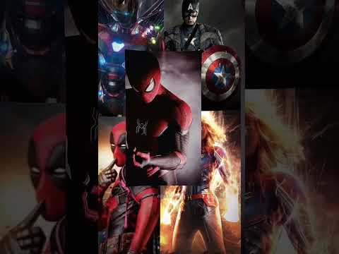 top 5 most populer Marvel fanbaced super heroes #mcushorts #trending