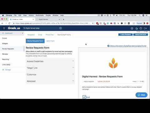 Adding New Recipients to Grade Us Review Management Software | Grade.us Tutorial