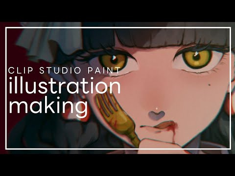 【CLIP STUDIO PAINT PRO】創作女子❤️‍🩹描いてみた【illustration making】