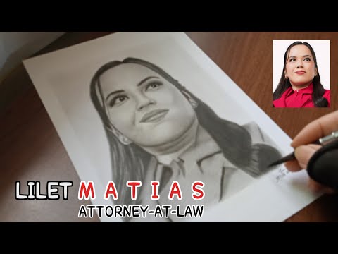 Lilet Matias, Attorney-At-Law : Drawing Jo Berry as Lilet | jesar art