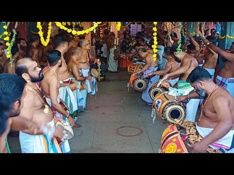 കണ്ണിമംഗലം ഷഷ്ഠി പഞ്ചവാദ്യം :- പതികാലം മദ്ദള താളവട്ടം & തീര് - കോട്ടക്കൽ രവി.#panchavadyam #madhalam