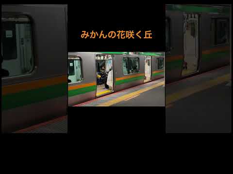 国府津駅　2•3番線発車（発車メロディー途中切り）