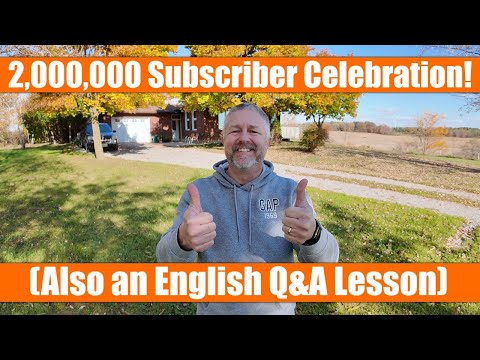 English Q&A Lesson and 2,000,000 Subscribers!