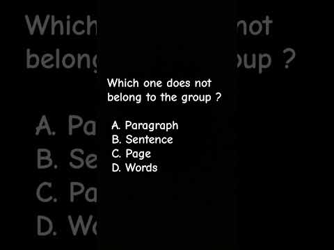 odd one out mcqs question #mcqs #mentalability #mcq #education #crackexam #abilitytest #learning