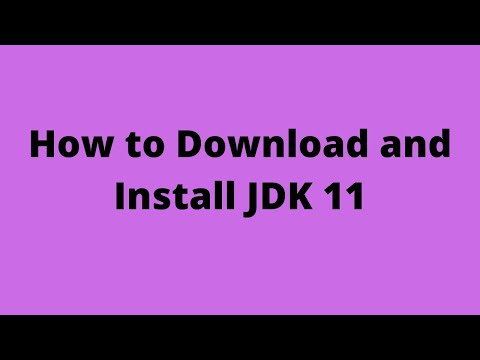 How to download and install JDK (Java Development Kit)11 on Windows