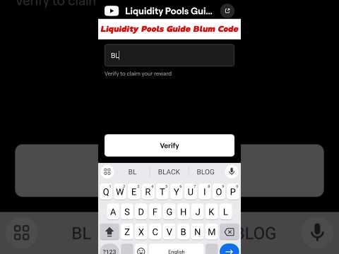 Liquidity Pools Guide Blum's Code Today #shorts #blum #code #viral #trending #Airdrop #shortsvideo