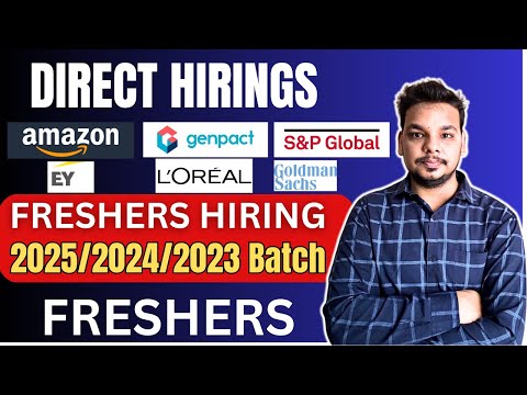 EY , Amazon , S&P Biggest Hirings | OFF Campus Drive | 2025, 2024, 2023 Batch Hiring | Fresher