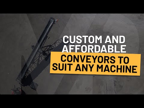 Custom built & affordable conveyors from Portable Stackers - Available from Machinery Partner